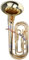 Classic Cantabile OBB-400 Oberkrainer Bellfront Bariton (4 Neusiber Perinetventile, Messing Korpus, Schallbecher 300 mm, Bohrung 14,5 mm, inkl. Gigbag und Mundstück)