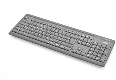 Fujitsu KB410 USB Black UA KB410, Standard, Wired, USB, S26381-K511-L494