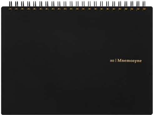 MNEMOSYNE A5 Notebook Plain, N183A,white,5.83 x 8.27 (Unruled)
