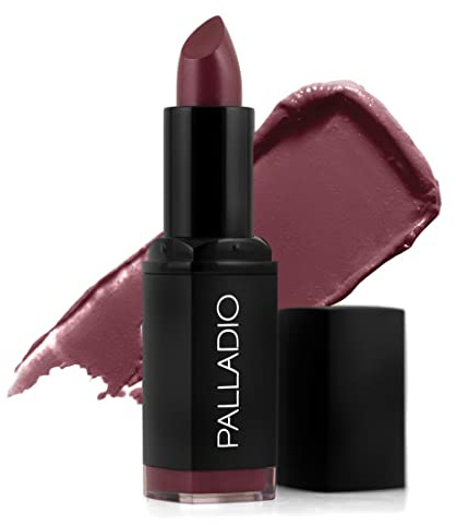 Palladio Herbal Matte Lipstick, Velvet Wine, Creamy and Full Coverage Long Lasting Matte Lipstick