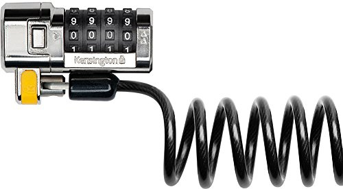 Kensington ClickSafe Kombination bärbart kabellås för bärbara datorer och andra enheter (K64698US)