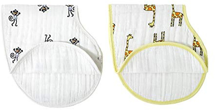 aden + anais burpy bib 2 pack; jungle jam