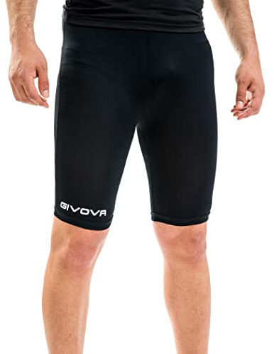 givova Bermuda Skin Pantalón Corto, Hombre, Negro, XL