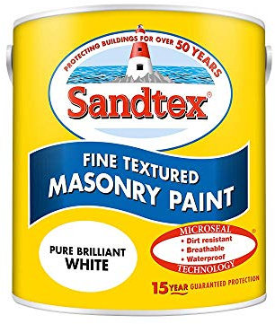 Sandtex Retail Fine Textured Masonry Brilliant White 2.5 L