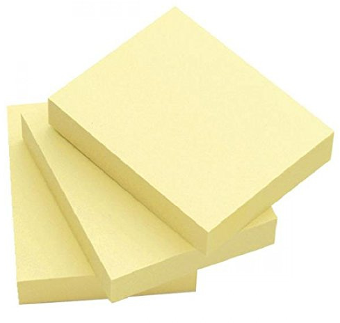 Q-Connect 51x76mm Quick Note Repositionable Pad - Yellow