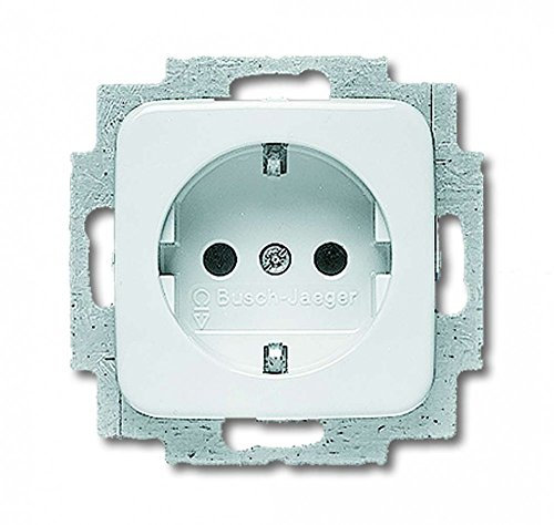 Busch-Jaeger Steckdosen-Einsatz,Weiß, 20EUC-214