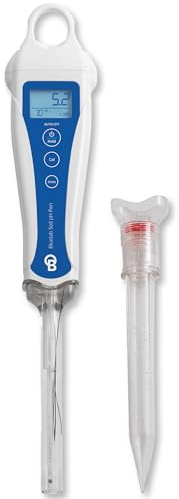 Bluelab PENSOILPH Soil pH Pen, Digital Meter and Water Test Kit, Also Used for Coco and Rockwool with Easy Calibration for Hydroponic System and Indoor Plant Grow, Clear