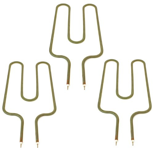 First4Spares 850W Short Pin Connector Heater Elements for Unidare Night Time Storage Heaters (Pack of 3)