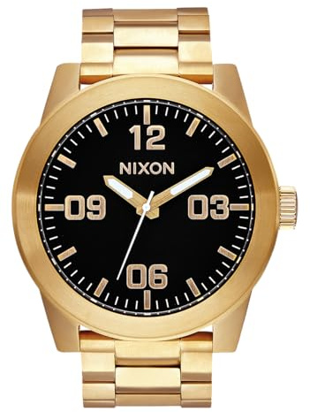 Nixon HerrenArmbanduhr Analog Quarz Edelstahl A346-510-00