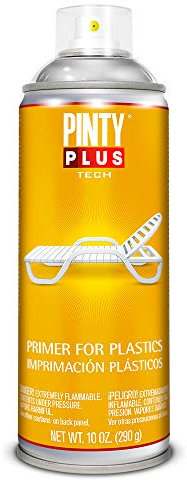 PINTYPLUS Tech 295 Imprimación plásticos Spray 520cc Transparente I199, Único, Estándar, Multicolor, 290 g (Paquete de 1)