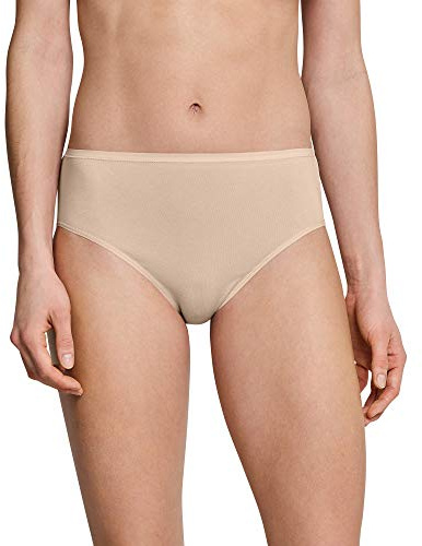 Schiesser Damen Slips (DE/NL/SE/PL, Numerisch, 40, Regular, Regular, 3 x beige)