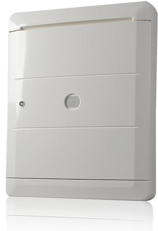 Gas and Electric Meter Box Covers - Weather-Resistant Overboxes for DIY Repairs - Protect and Enhance Your Meters - Durable Meter Box Protection - (White)