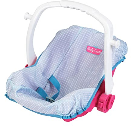 Theo Klein 1684 Portabebés Baby Coralie, Para muñecas de hasta 45 cm de altura, Con tres posiciones, Dimensiones: 32 cm x 18,5 cm x 40 cm, Juguetes para niños a partir de 3 años