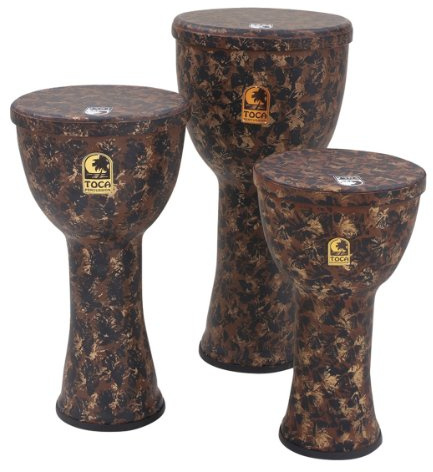 Toca Freestyle Lightweight Djembe Drum 12 inch Earth Tone (12 inch Earth Tone)