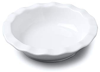 WM Bartleet & Sons 1750 T430 - Piatto per torta con bordo increspato, colore: bianco