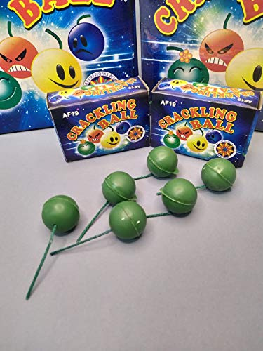art fireworks allevi Palline Crackling Giochi pirici 36 Pezzi fuochi per capodonno (6 scatole x 6 Pezzi) petardi