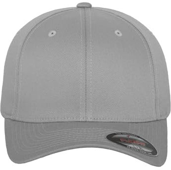 Flexfit Unisex 6277-Flexfit Wooly Combed Flexfit Wooly Combed, silver, L/XL