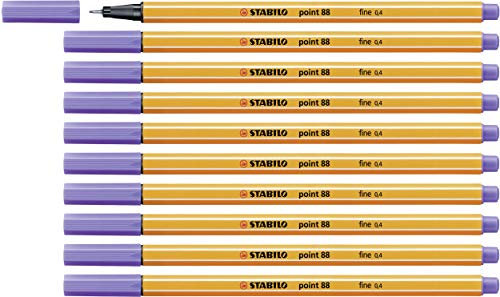 STABILO - Fineliner - point 88 - 10er Pack - flieder