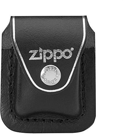 Zippo Lighter Pouch Black with Clip - Mechero, Color Negro