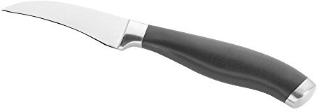 Pinti Inox Professionale Coltello Verdura, Acciaio Inossidabile, Nero, 17 x 2 x 2 cm