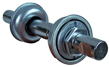 M-Wave Messingshlager_359191_4015493350057 Thompson as Set 15,8 mm, Schwarz, Einheitsgröße