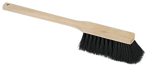 Langstiel-Handfeger Rosshaar 45cm Holz roh