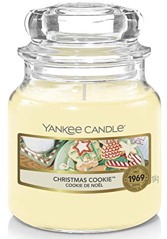 Yankee Candle Duftkerze im Glas (klein) | Christmas Cookie | Brenndauer bis zu 30 Stunden