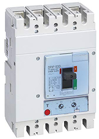 Legrand 422007 Disjoncteur magnétothermique DPX³630, pouvoir de coupure 36kA, 400V~, 4P, 400A