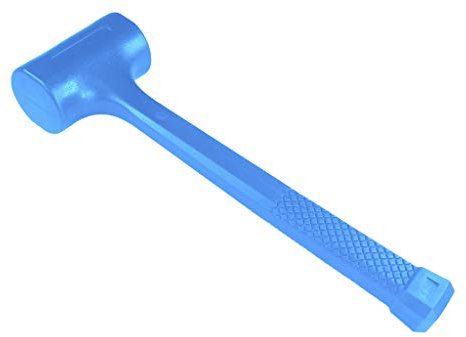 OX Tools 3 Pound Dead Blow Hammer - 3-LB Mallet with Non-Marring Rubber Coating & Comfortable Serrated Grip Handle
