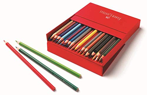 Faber-Castell Farbstift Colour GRIP - Atelierbox mit 36 Colour GRIP 2001 Farbstiften sortiert