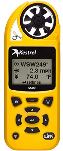 Kestrel 5500 Pocket Weather Meter Non-LiNK, Yellow