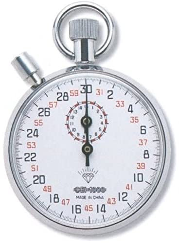 Ultrak Mechanical Stopwatch mechanische Stoppuhr, Silber
