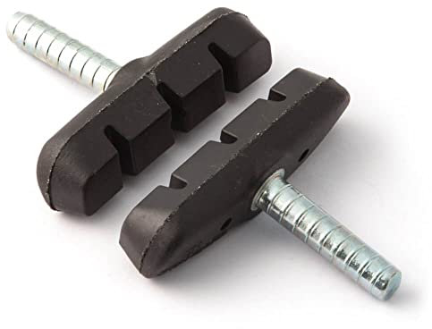 Clarks Mountain Rim Replacement Brake Pads - Pair of 55mm Non-Threaded V-Type Brake Pads for Cantilever Brake Systems Compatible with Mountain Bikes