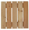 Piastrella per terrazza Premium Piastrella in Legno di larice 50x50x4cm, 10 Pezzi