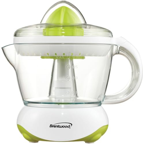 Brentwood J-15 24oz Electric Citrus Juicer, White