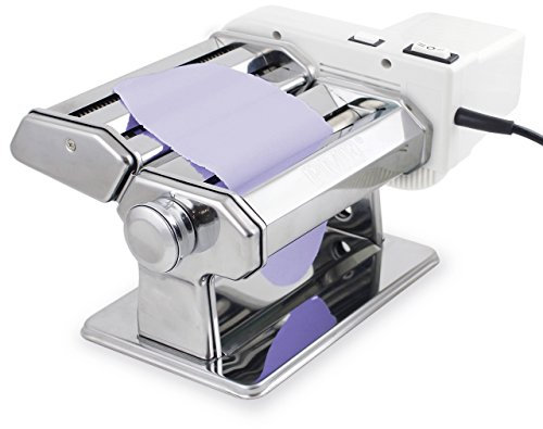 PME Elektrische Rollstab & Streifenschneider für Zuckerarbeiten beim Dekorieren von Kuchen (UK-Stecker), 37 x 21 x 17 cm, Silber
