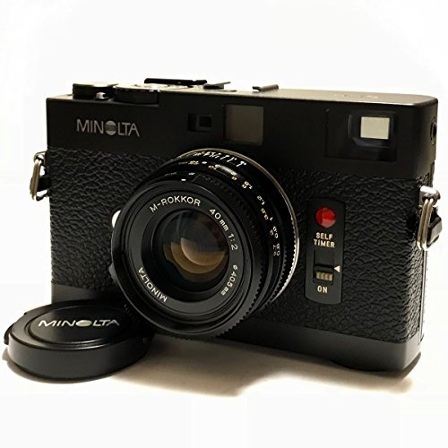 Minolta CLE 35mm telemetro fotocamera a pellicola con m-rokkor 40mm F2 lente