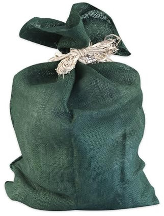 Windhager Sac de Jute coloré ECO, Sac décoratif, Sac de Jute Multifonction, Protection hivernale pour Plantes en Pot et en Pot, Vert, 70 x 100cm, 06071