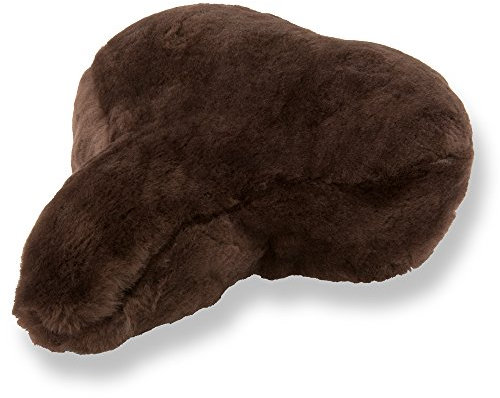 Reissner Lammfelle Fahrradsattel Bezug Fahrradsattelüberzug aus Merino Lammfell FSB-A-0 dunkelbraun mocca 27x24cm