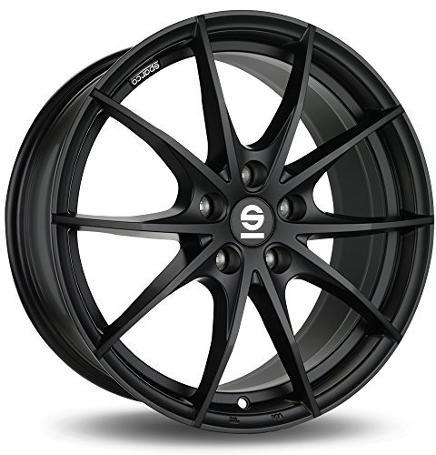 Sparco Trofeo nero opaco 6.5 x 16 ET37 4 x 100 Hub Bore 63.3 cerchi in lega