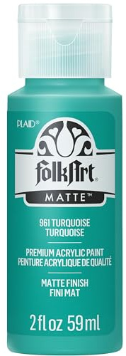 FolkArt Acrylic Paint in Assorted Colors (2 Ounce), 961 Turquoise