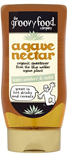 Groovy Foods Nectar d'agave douce et ambre clair bio, 250 ml