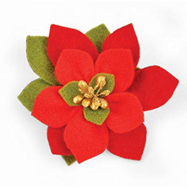 Sizzix Bigz Fustella a Forma, Stella di Natale Fiorita