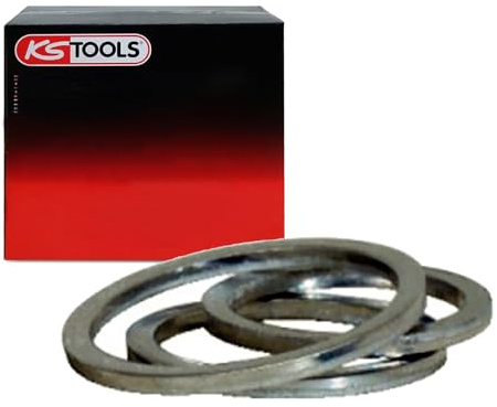 KS Tools 150.1452 Aluminiumtätningar för oljeavtappningsskruvar, M15, 25-pack