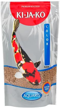 KI-JA-KO Color Nourriture pour koï 500 g / 6 mm, pour l'amélioration de la Couleur et Le Soutien de la Pigmentation