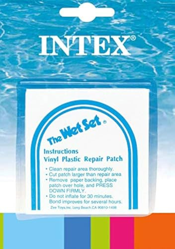 INTEX Recreation 59631EP Parche de reparación de Piscina de 6 Piezas
