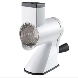 Moha Turbo-Râpe à Tambour-Acier Inoxydable-Blanc