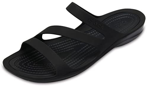 Crocs Herren Swiftwater Sandal W Sandalen, Black/Black, 37/38 EU