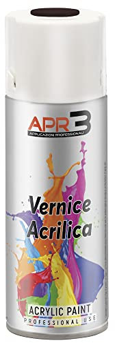 APR3 - Pintura Acrílica en Spray, Color Marron Cacao, RAL 8017, Perfecto para Múltiples Aplicaciones en Exterior e Interior, 400 ml