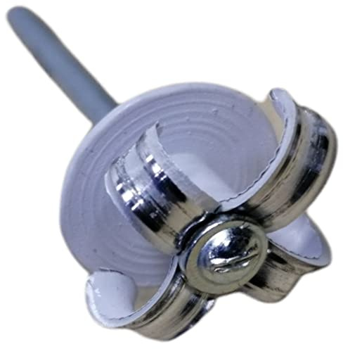 250x Remaches de Flor Ala Ancha Blancos 4,8 x 18 mm – Remaches Ciegos Cabeza Grande para Chapa, Plástico y Matrículas – Remaches Pop Automoción y Carrocería